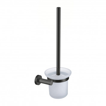 Wall-mounted toilet brush Omnires Modern Project, antracyt