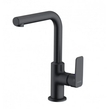 Washbasin faucet Kludi Pure&Style, standing, sterowanie boczne, height 245mm, obracana spout, without outflow set, chrome