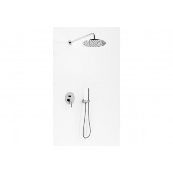 Bath tap Kohlman Experience, concealed, 3 wyjścia wody, black mat