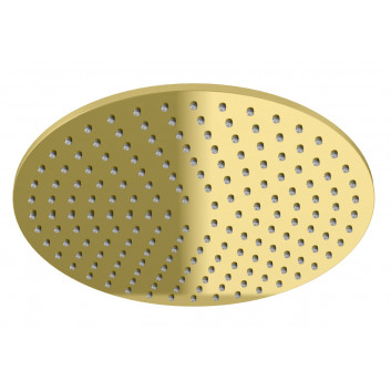 Overhead shower Kohlman, round, 25cm, gold shine