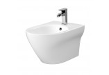 Bidet zawieszany Cersanit Larga, 52x35,5cm, otwór na armaturę, white