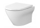 Toilet seat Cersanit Larga Oval Slim Wrap, with soft closing, szybkie wypinanie, white