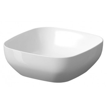 Countertop washbasin Cersanit Larga, 50,5x38,5cm, without overflow, white