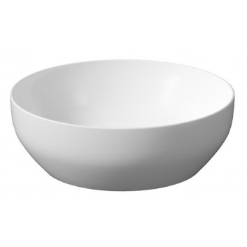 Countertop washbasin Cersanit Larga, 38x38cm, without overflow, white