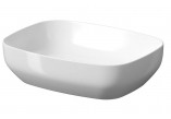 Countertop washbasin round Cersanit Larga, 40cm, without overflow, white