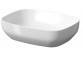 Countertop washbasin round Cersanit Larga, 40cm, without overflow, white