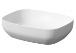 Countertop washbasin Cersanit Larga, 50x38,5cm, without overflow, white mat