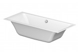 Bathtub rectangular Cersanit Larga, 170x75, acrylic, drain przy krótszym boku, white