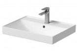 Vanity washbasin Cersanit Larga, 50,5x40cm, z overflow, battery hole, white