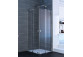 Door sliding Huppe Xtensa Pure Walk-In 1201 - 1400 mm, right, 1-piece, el. stały, transparent Anti-Plaque - Black Edition