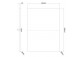 Blat meblowy Cersanit Larga, 180x45cm, white