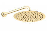Overhead shower Oltens Vindel, round, 30cm, with arm Lagan 41cm, gold