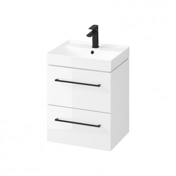 Cabinet vanity Cersanit Larga, 100cm, 2 szuflady, white