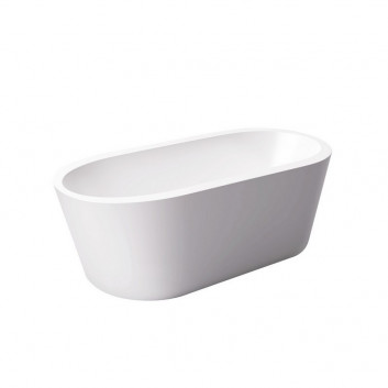 Bathtub freestanding Massi Thermo, 172x82cm, white