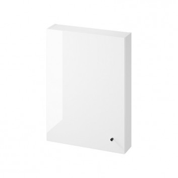 Wall mounted cabinet Cersanit Larga, 40cm, door uniwersalne, 3 półki, white