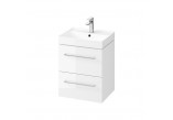 Set B661 cabinet z umywalką Cersanit Larga, 60cm, 2 szuflady, white
