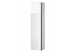 Column meblowy Cersanit Virgo, 160cm, door uniwersalne, 4 półki, black holder, white