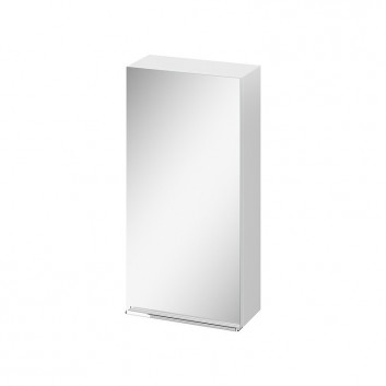 Column meblowy Cersanit Virgo, 160cm, door uniwersalne, 4 półki, chromed holder, white