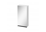 Cabinet lustrzana Cersanit Virgo, 40cm, door uniwersalne, 3 półki, black holder, white