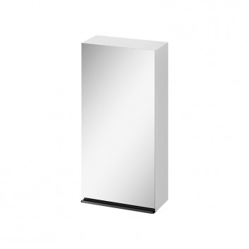 Column meblowy Cersanit Virgo, 160cm, door uniwersalne, 4 półki, chromed holder, white