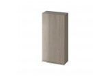 Wall mounted cabinet Cersanit Virgo, 40cm, door uniwersalne, 3 półki, chromed holder, szary