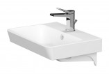 Vanity washbasin Cersanit Mille, 80cm, z overflow, with tap hole, white