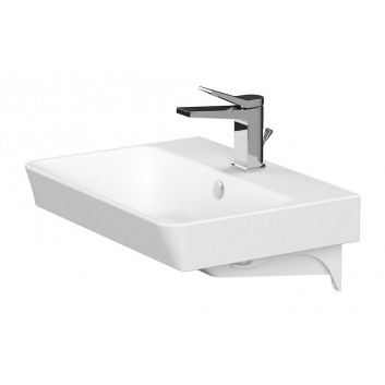 Vanity washbasin Cersanit Mille, 80cm, z overflow, with tap hole, white