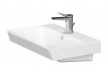 Vanity washbasin Cersanit Mille Slim, 50cm, z overflow, with tap hole, white