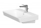 Vanity washbasin Cersanit Mille Slim, 50cm, z overflow, with tap hole, white