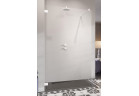 Door shower walk-in Radaway Essenza Pro White, 60x200cm, glass transparent, white profile