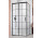 Door cabins prysznicowej Radaway Idea Black KDJ Factory, left, 110cm, sliding, glass transparent, profil black
