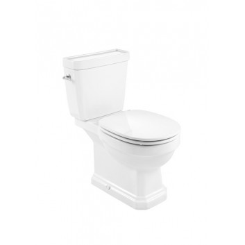 Bowl WC Roca Carmen Rimless do kompaktu 67x37cm drain double, white- sanitbuy.pl