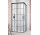 Shower cabin Radaway Idea Black KDD Factory 110, part right, 1100x2005mm, sliding door, profil black