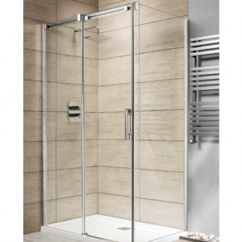 Side panel S1 Radaway Idea KDJ, left, 70cm, glass transparent, profil chrome