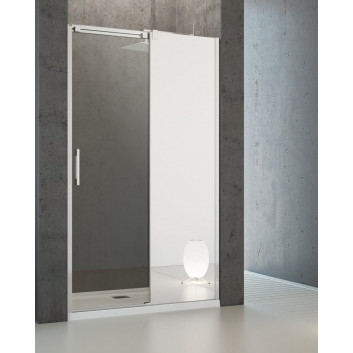 Door shower for recess installation Radaway Espera DWJ 140, left, sliding, glass transparent, 1400x2000mm, profil chrome