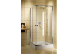 Door shower for recess installation Radaway Espera DWJ Mirror 140, right, sliding, glass mirror+transparent, 1400x2000mm, profil chrome