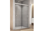 Door shower Sanswiss Cadura CAS2, 150x200cm, left, sliding, glass transparent, white profile