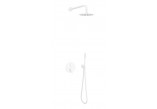 Set prysznicowo-wannowy Excellent Glad, concealed, 2 wyjścia wody, overhead shower slim 200x200mm, chrome