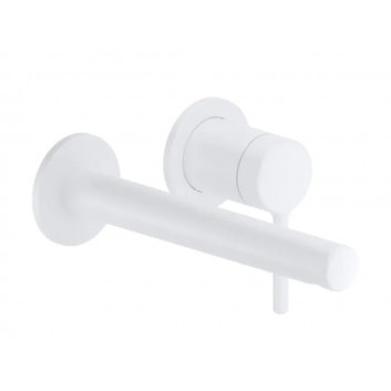 Set prysznicowo-wannowy Excellent Pi, concealed, 2 wyjścia wody, overhead shower 200mm, white