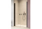 Door shower for recess installation Radaway Nes 8 Black DWB 90, right, folding, glass transparent, 900x2000mm, black profil