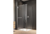 Square shower cabin Radaway Carena KDJ, door left, 90x90cm, glass transparent, profil chrome