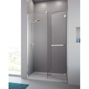 Door shower for recess installation Radaway Arta QL DWS, left, on special order, 700-1500mm, glass transparent, profil chrome