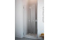 Door shower for recess installation Radaway Carena DWJ 120, left, 1193-1205mm, glass transparent, profil chrome