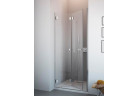 Door shower for recess installation Radaway Carena DWB 80, left, 793-805mm, glass transparent, profil chrome