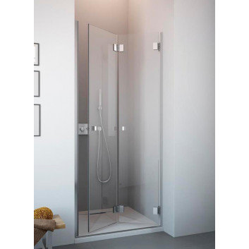 Door shower for recess installation Radaway Carena DWJ 120, left, 1193-1205mm, glass transparent, profil chrome