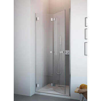 Door shower for recess installation Radaway Carena DWJ 120, left, 1193-1205mm, glass transparent, profil chrome