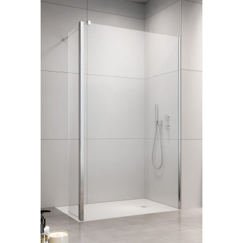 Door shower for recess installation Radaway Carena DWB 90, left, 893-905mm, glass transparent, profil chrome