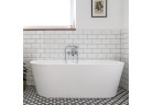 PYTAJ O RABAT ! Bathtub freestanding Massi Wall, 170x80x58 cm, without overflow, white