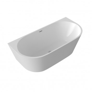 PYTAJ O RABAT ! Bathtub freestanding Massi Wall, 170x75x58 cm, without overflow, white