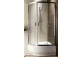 Semicircular shower cabin Radaway Premium A 1700, 90x90cm, rozsuwana, glass fabric, profil chrome